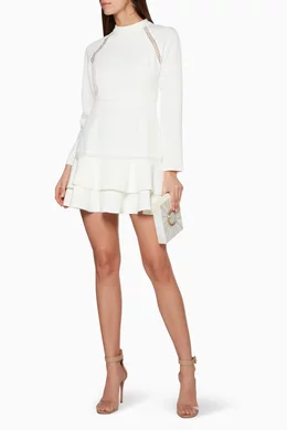 Buy Keepsake The Label Neutral Ivory Mirrors Mini Dress For Women Online Ounass Bahrain