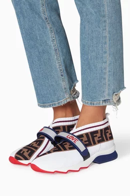 Fendi rockoko sneakers white 2025