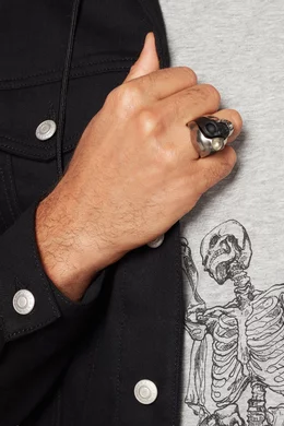 Divided skull ring online