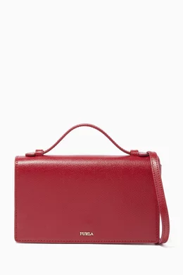 Buy Furla Burgundy Ciliegia Red Incanto Cross Body Bag For Women Online Ounass Bahrain