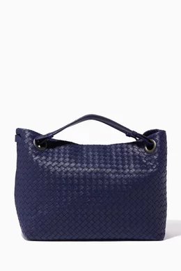 Buy Bottega Veneta Blue Navy Blue Large Garda Tote Bag For Women Online Ounass Bahrain
