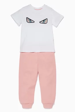 Fendi eyes t shirt white online