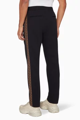 Fendi logo stripe track pants hotsell