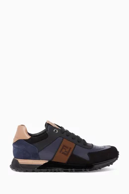 Buy Fendi Blue Forever Fendi Patch Sneakers For Men Online Ounass Bahrain