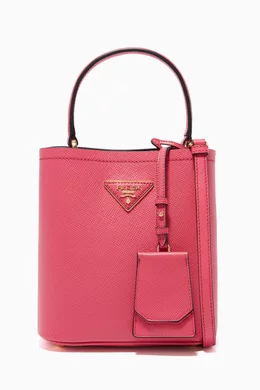 Prada pink bucket bag deals
