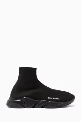 Buy Balenciaga Black Speed Stretch Knit Sneakers For Men Online Ounass Bahrain