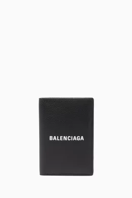 Buy Balenciaga Black Black Everyday Leather Passport Holder For Men Online Ounass Bahrain