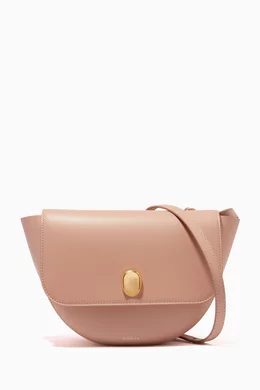 Buy Wandler Neutral Pink Leather Billy Bag For Women Online Ounass Bahrain