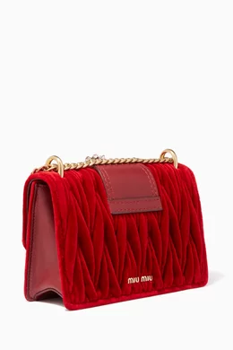Miu miu velvet bag best sale