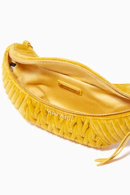 Miu miu velvet belt bag new arrivals