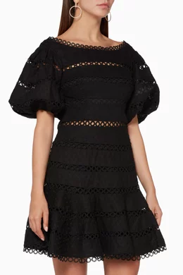 Zimmermann bowie contour hailspot dress top