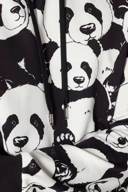 Buy Dolce Gabbana Multicolour Black White Panda All Over Hoodie For Men Online Ounass Bahrain