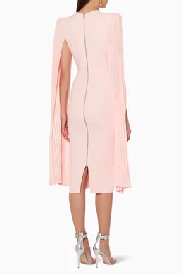Buy Alex Perry Pink Pink Alex Satin Crepe Dress For Women Online Ounass Bahrain