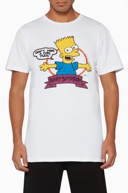 Off white bart simpson sweatshirt top