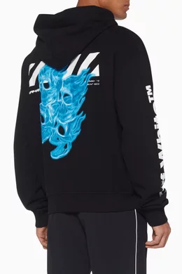 Buy Off White Black Skulls Hoodie For Men Online Ounass Bahrain
