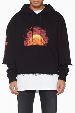 Off white hands and planet hoodie on sale