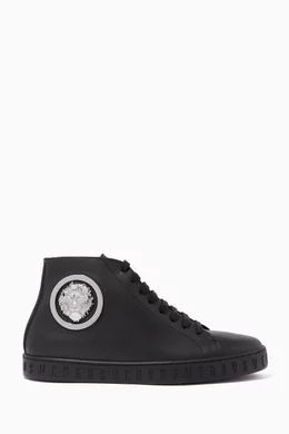 Versace lion head sneakers best sale