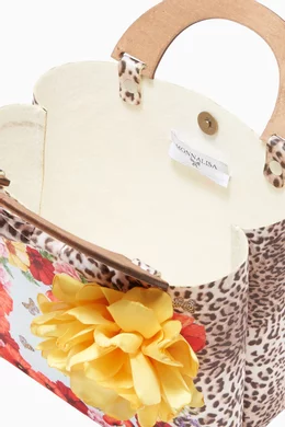 Buy Monnalisa Red Printed Bag For Kids Online Ounass Bahrain