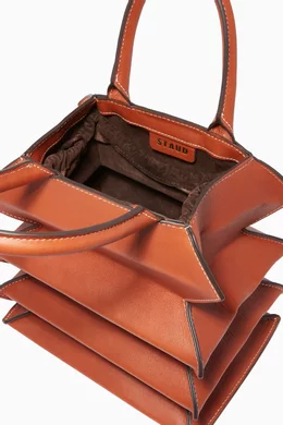 Buy Staud Brown Hutton Top Handle Bag For Women Online Ounass Bahrain