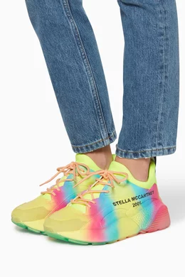 Buy Stella McCartney Multicolour Rainbow Lace Up Eclypse Sneakers For Women Online Ounass Bahrain