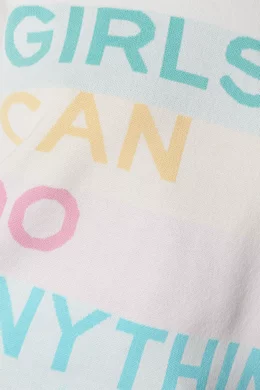 Girls can do anything sweater store