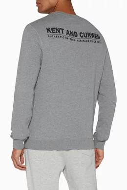 Buy Kent Curwen Grey x Stone Roses Lemon Print Sweater For Men Online Ounass Bahrain