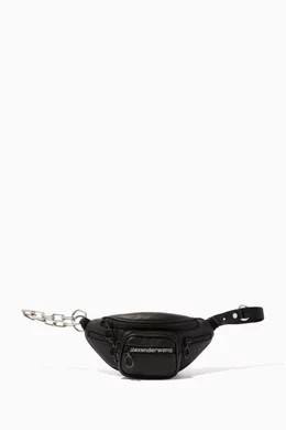 Buy Alexander Wang Black Mini Attica Sport Belt Bag For Women Online Ounass Bahrain