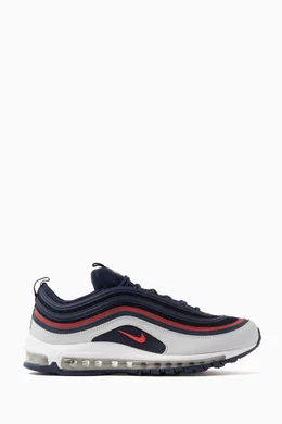 Buy Nike Blue Multi Coloured Air Max 97 Sneakers For Men Online Ounass Bahrain