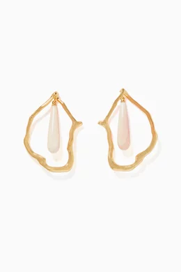 Buy Lizzie Fortunato Pink Formation Pink Conch Earrings For Women Online Ounass Bahrain