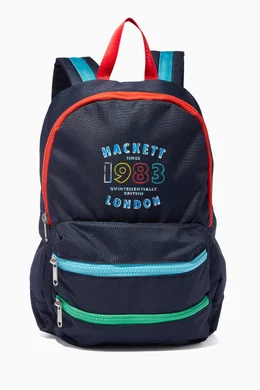 Buy Hackett London Blue Contrast Backpack For Boys Online Ounass Bahrain