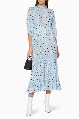 Rixo monet blue leopard daisy on sale
