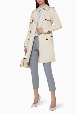 Buy Club Monaco Metallic Champagne Matie Trench For Women Online Ounass Bahrain