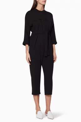 Whistles utility crepe jumpsuit top