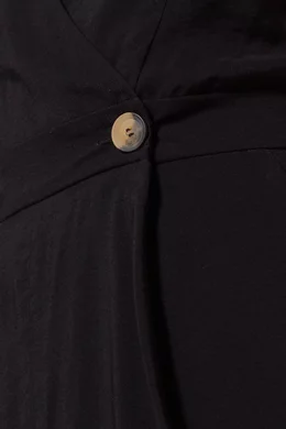 Buy WHISTLES Black Lara Button Jumpsuit For Women Online Ounass Bahrain