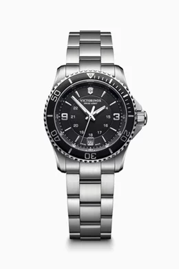 Buy Victorinox Silver Small Maverick Watch For Women Online Ounass Bahrain