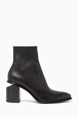 Buy Alexander Wang Black Anna Stretch Nappa Boots For Women Online Ounass Bahrain