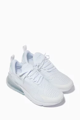 Buy Nike White Air Max 270 Sneakers For Boys Online Ounass Bahrain