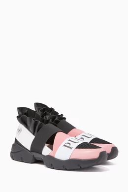 Emilio pucci ruffle sneakers outlet