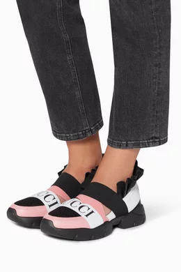 Emilio pucci ruffle sneakers shop