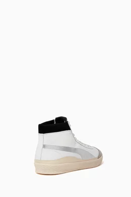 Buy PUMA Select Black X Rhude Basket 68 OG Mid Sneakers For Men Online Ounass Bahrain