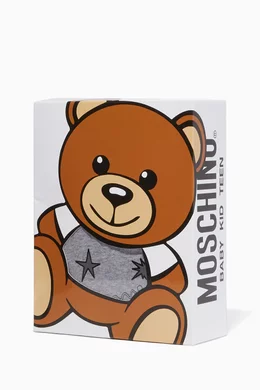 Buy Moschino Grey Space Teddy Bear Print T Shirt For Girls Online Ounass Bahrain