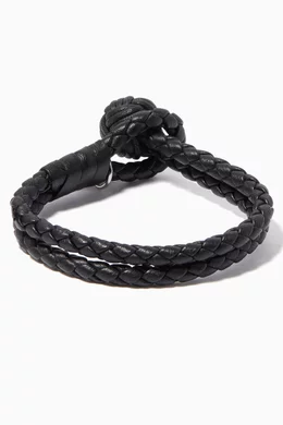 Bottega veneta woven leather bracelet store