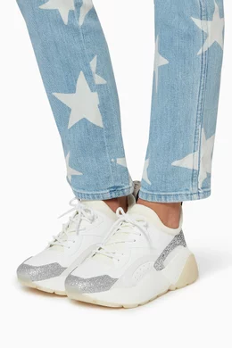 Stella mccartney eclypse metallic sneakers discount