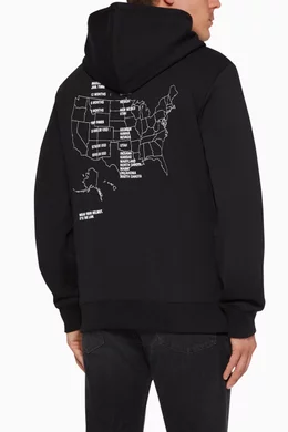 Buy Helmut Lang Black Helmut Laws Logo Print Hoodie For Men Online Ounass Bahrain
