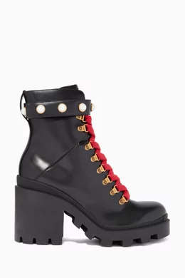 Gucci pearl boots cheap