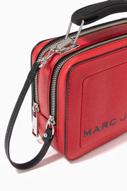 Buy Marc Jacobs Red The Mini Box Bag in Leather For Women Online Ounass Bahrain