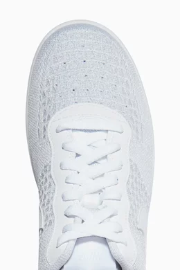 Buy Nike Grey Air Force 1 Flyknit 2.0 Sneakers For Men Online Ounass Bahrain