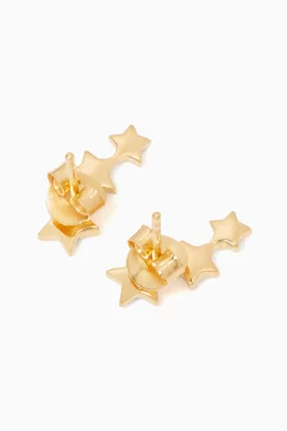 Buy Missoma Gold Celestial Gold Vermeil Stud Earrings For Women Online Ounass Bahrain