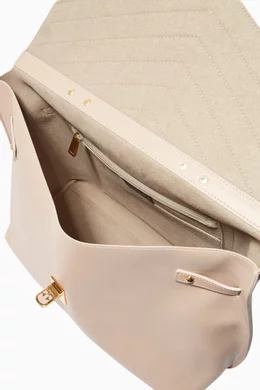 Buy Furla Neutral Tortona Leather Top Handle Bag For Women Online Ounass Bahrain