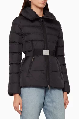 Buy Moncler Black Belted Alouette Jacket For Women Online Ounass Bahrain